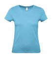 Dames T-shirt B&C E150 TW02T Turquoise